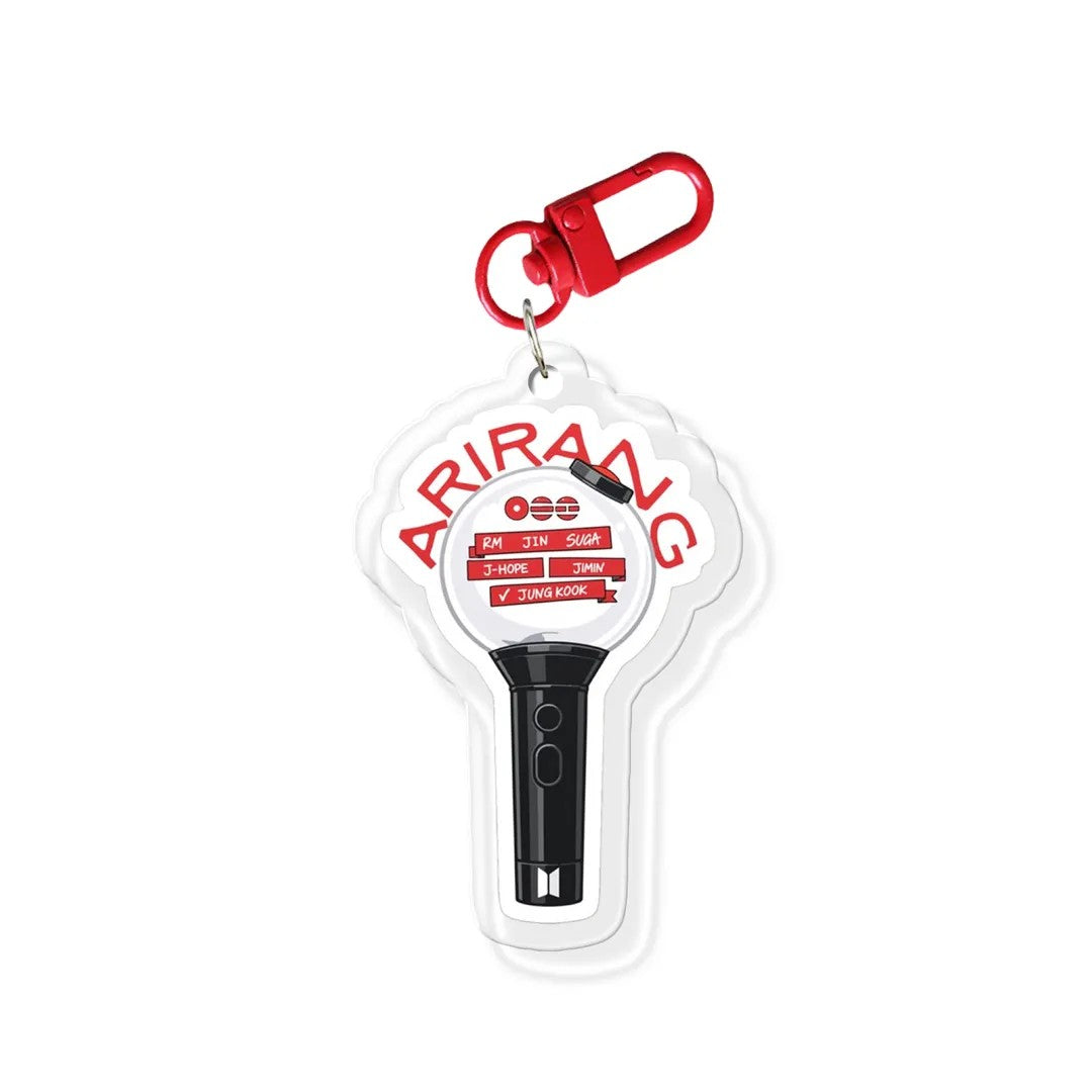 Anidoo BTS / ARIRANG Clear acrylic keychain design suitable for bags fan merchandise collection customizable support-D