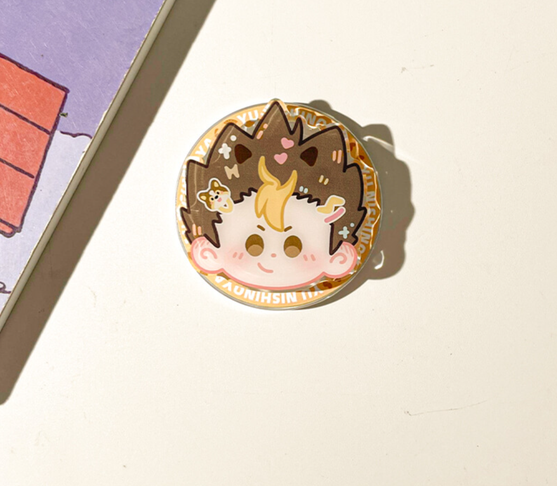 Haikyuu!! Magnetic Phone Case - Compatible with All Cute Cartoon Portable Desktop Stands & Holders