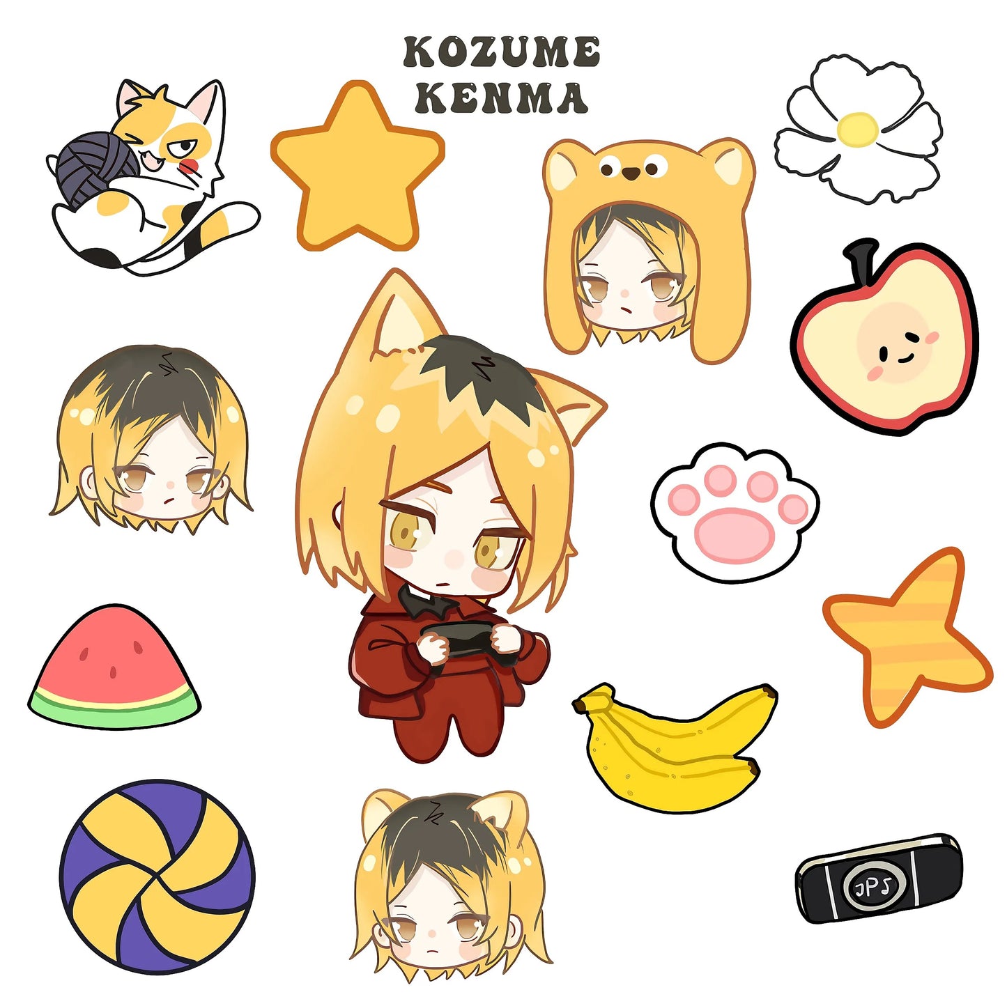 Haikyuu!! Shake Cute Sliding Charms Phone Case