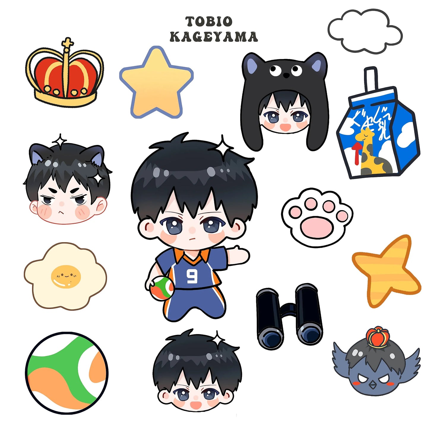 Haikyuu!! Shake Cute Sliding Charms Phone Case