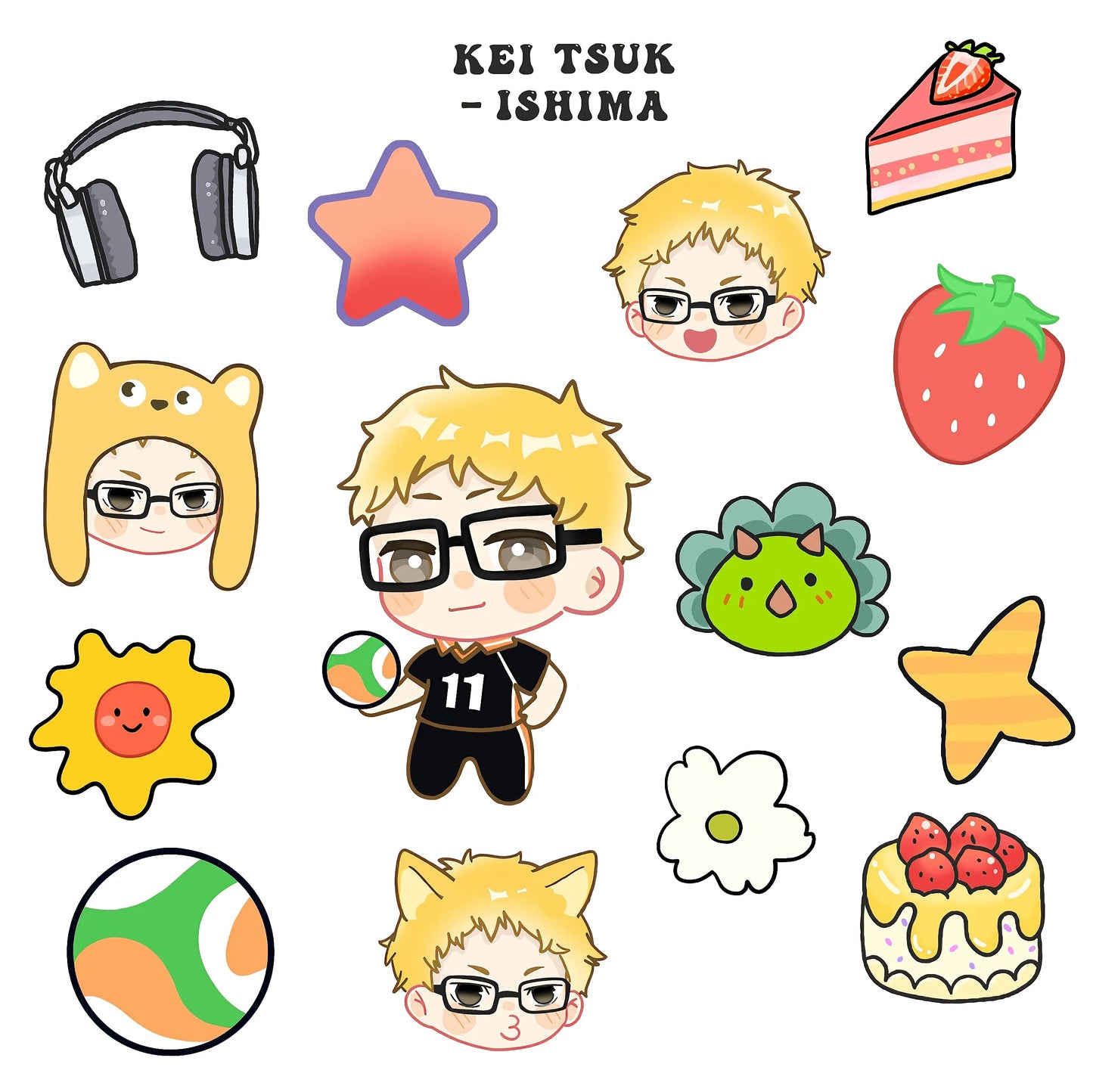 Haikyuu!! Shake Cute Sliding Charms Phone Case
