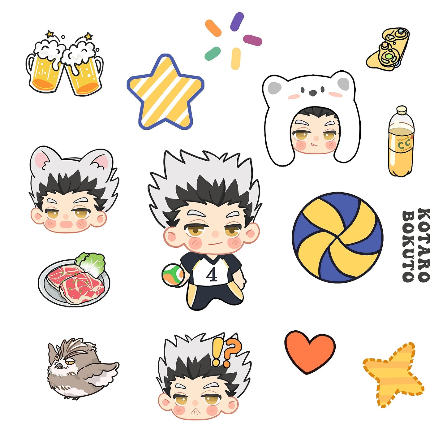 Haikyuu!! Shake Cute Sliding Charms Phone Case