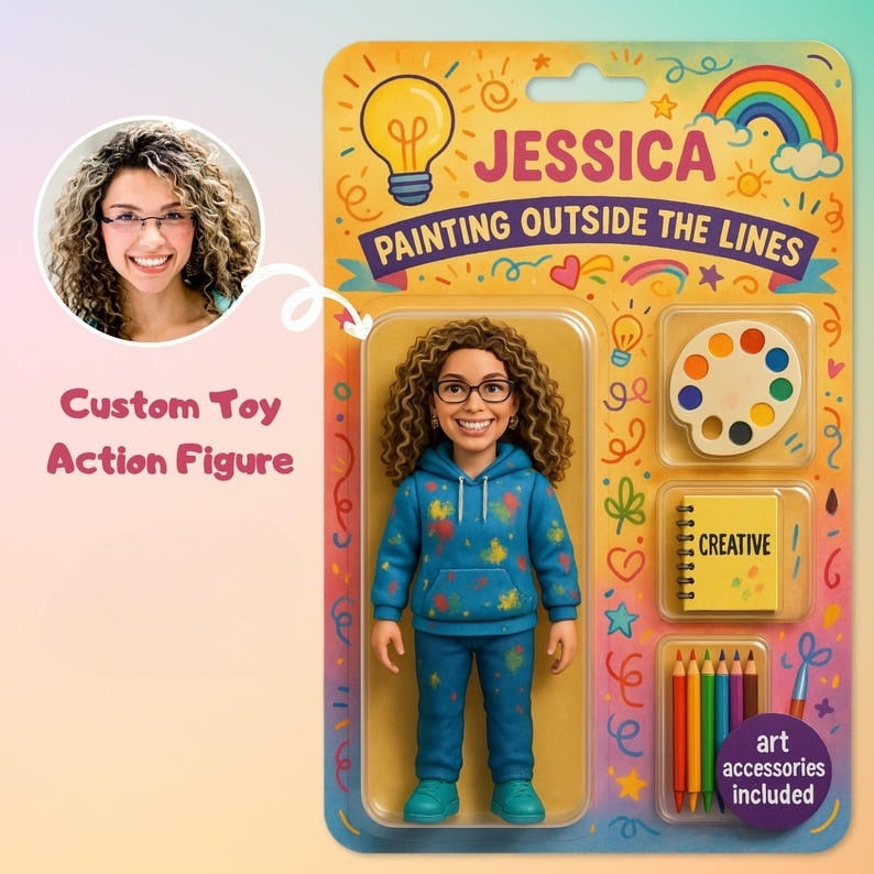 ANIDOO Custom 3D Figurine – Personalized Action Doll Art Toy
