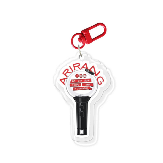 Anidoo BTS / ARIRANG Clear acrylic keychain design suitable for bags fan merchandise collection customizable support-D