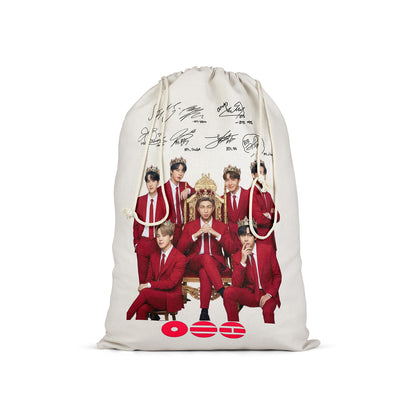 Anidoo BTS / ARIRANG Stylish drawstring bag  lightweight backpack for sports fitness  school use fan merchandise  collection and support