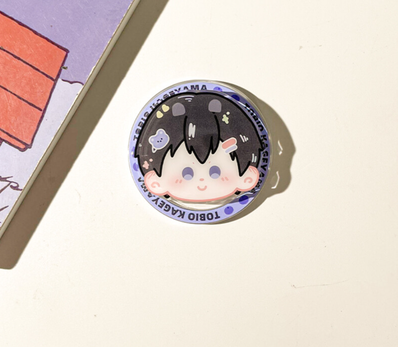 Haikyuu!! Magnetic Phone Case - Compatible with All Cute Cartoon Portable Desktop Stands & Holders