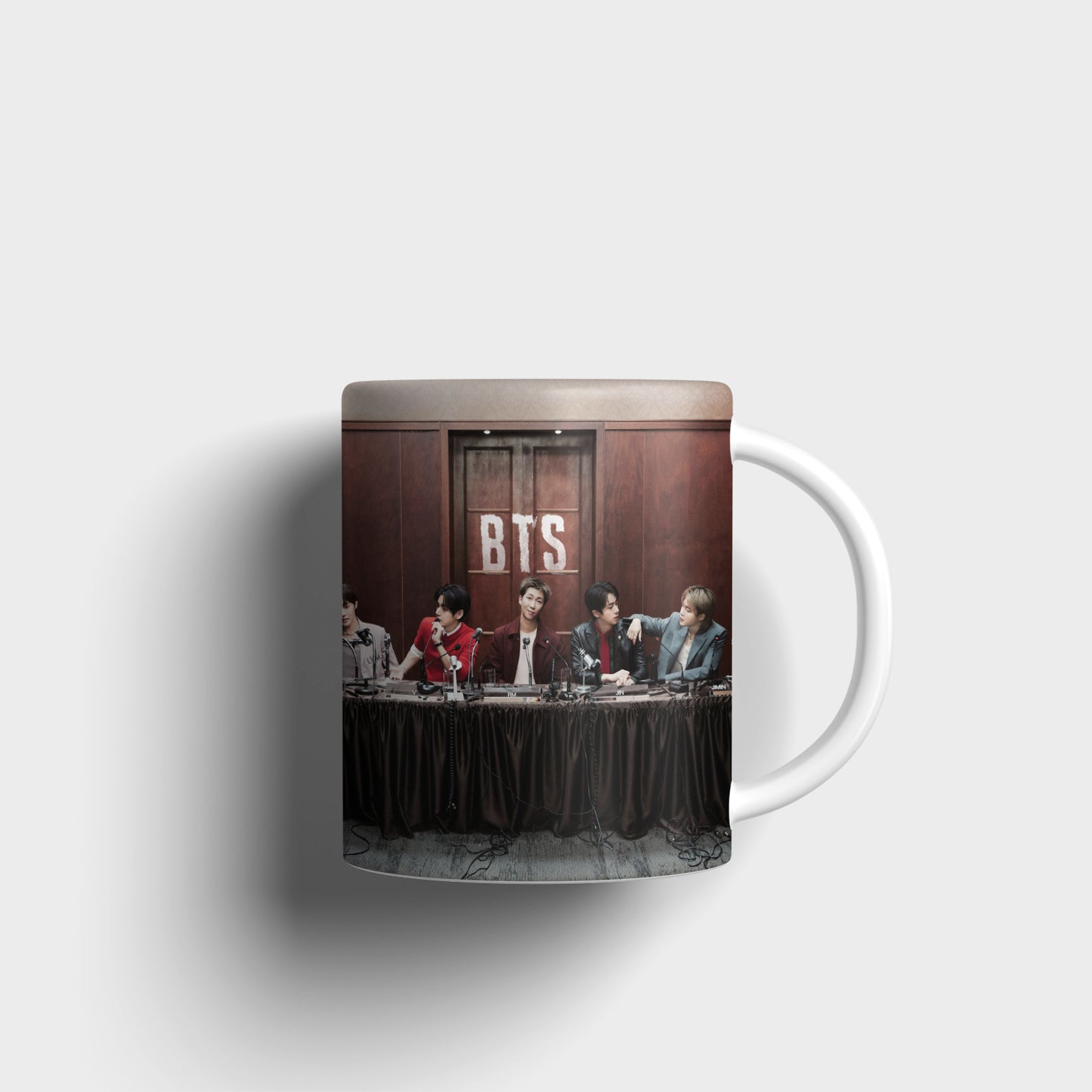 Anidoo BTS / ARIRANG Limited Edition Design Coffee Cup Ceramic Mug Fan Merchandise to Support Your Favorite Group Members-A