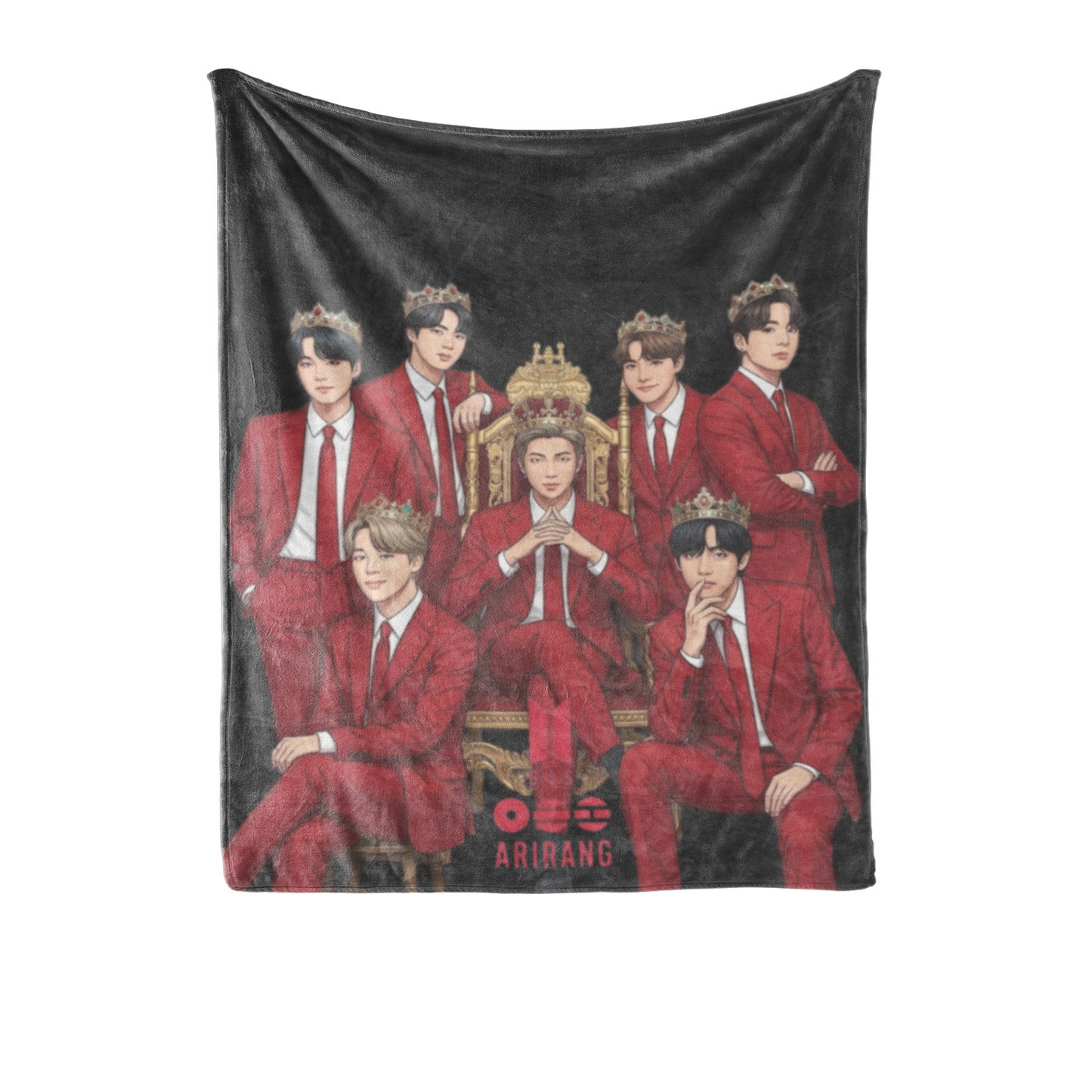BTS ARIRANG Double Sided Blanket Lightweight Warm Fan Merchandise 3 Sizes -B