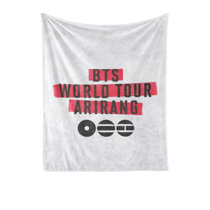 BTS ARIRANG Double Sided Blanket Lightweight Warm Fan Merchandise 3 Sizes -D