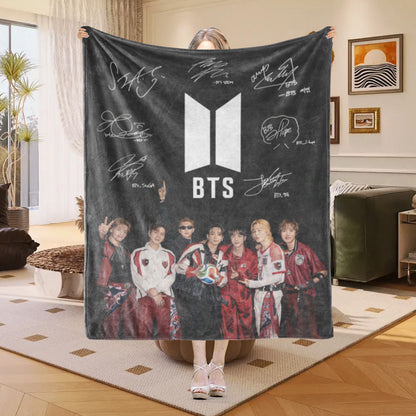 BTS ARIRANG Double Sided Blanket Lightweight Warm Fan Merchandise 3 Sizes -A