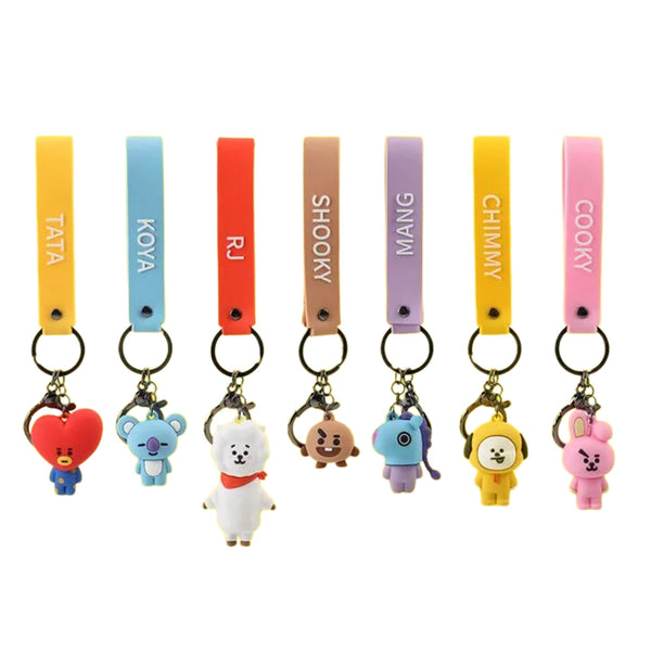 BTS BIG＆TINY Keychain Fan Merchandise Collectible BT21