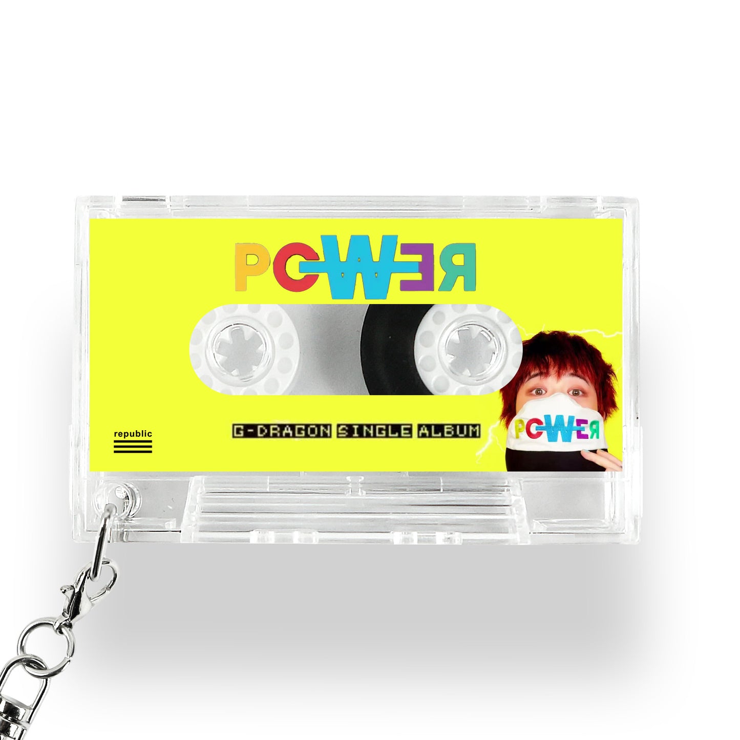 G-DRAGON POWER Mini Vinyl NFC Кассета Музыкальный Брелок Подвеска 