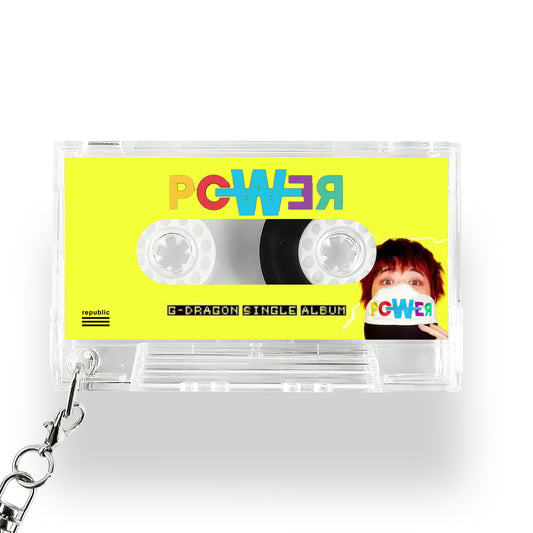 G-DRAGON POWER Mini Vinyl NFC Кассета Музыкальный Брелок Подвеска 