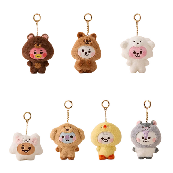 BTS Plush animal keychain Fan Merchandise Collectible BT21