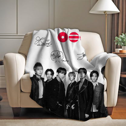 BTS ARIRANG Double Sided Blanket Lightweight Warm Fan Merchandise 3 Sizes -D