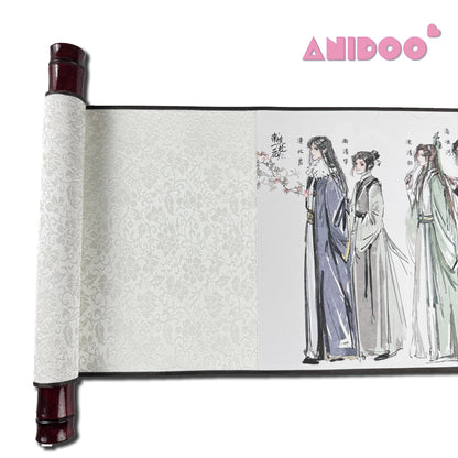 Grandmaster of Demonic Cultivation Mo Dao Zu Shi Silk Scroll Art
