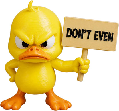 ANIDOO Angry Duck Statue - Don't Even