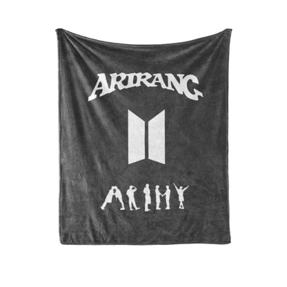 BTS ARIRANG Double Sided Blanket Lightweight Warm Fan Merchandise 3 Sizes -A