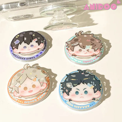 Haikyuu!! Magnetic Phone Case - Compatible with All Cute Cartoon Portable Desktop Stands & Holders