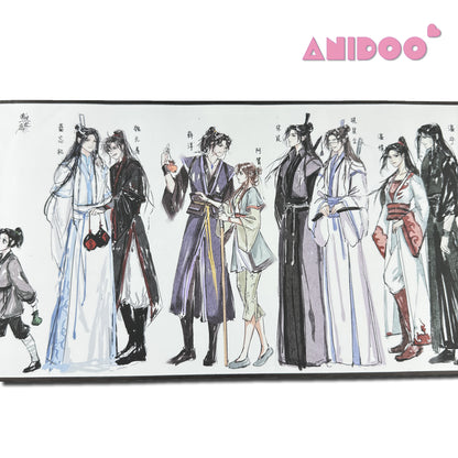 Grandmaster of Demonic Cultivation Mo Dao Zu Shi Silk Scroll Art