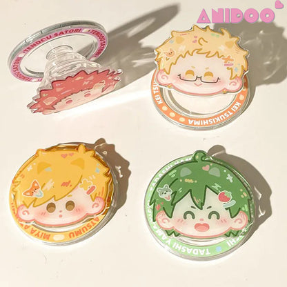 Haikyuu!! Magnetic Phone Case - Compatible with All Cute Cartoon Portable Desktop Stands & Holders