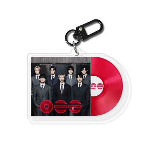 Anidoo BTS / ARIRANG Clear acrylic keychain design suitable for bags fan merchandise collection customizable support-B