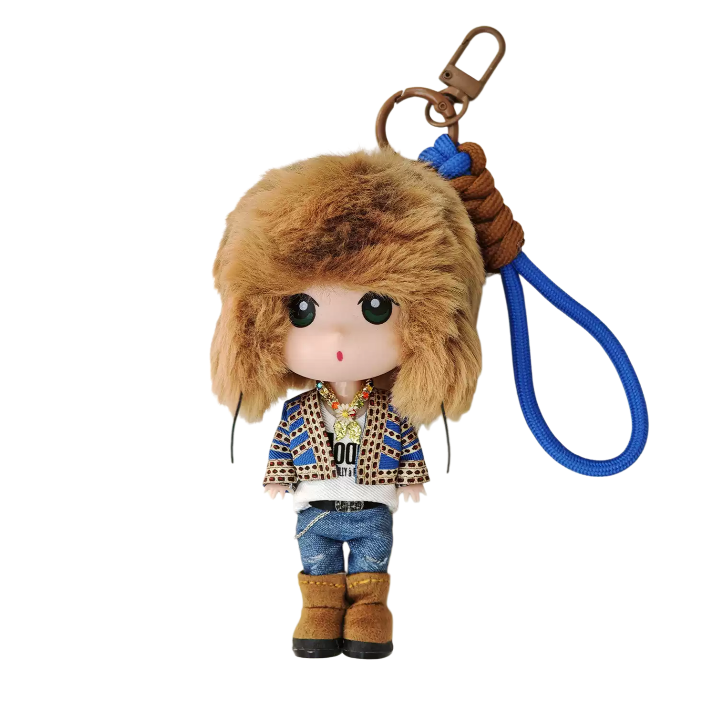 G-DRAGON Coachella Style Doll Keychain Fan Merch 5.12inch 2 styles