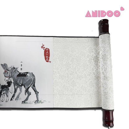 Grandmaster of Demonic Cultivation Mo Dao Zu Shi Silk Scroll Art