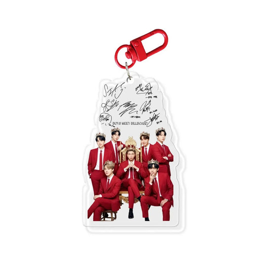 Anidoo BTS / ARIRANG Clear acrylic keychain design suitable for bags fan merchandise collection customizable support