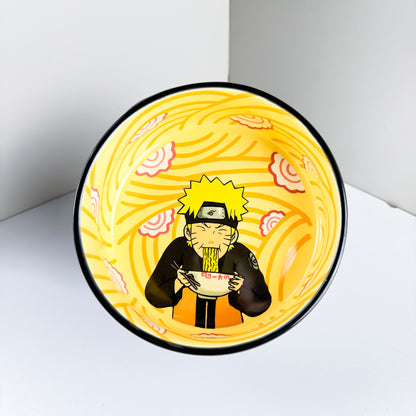 【Pre-sale】Naruto Ramen Ceramic Bowl Mug Ichiraku Ramen Noodle Soup Bowl Anime Gift