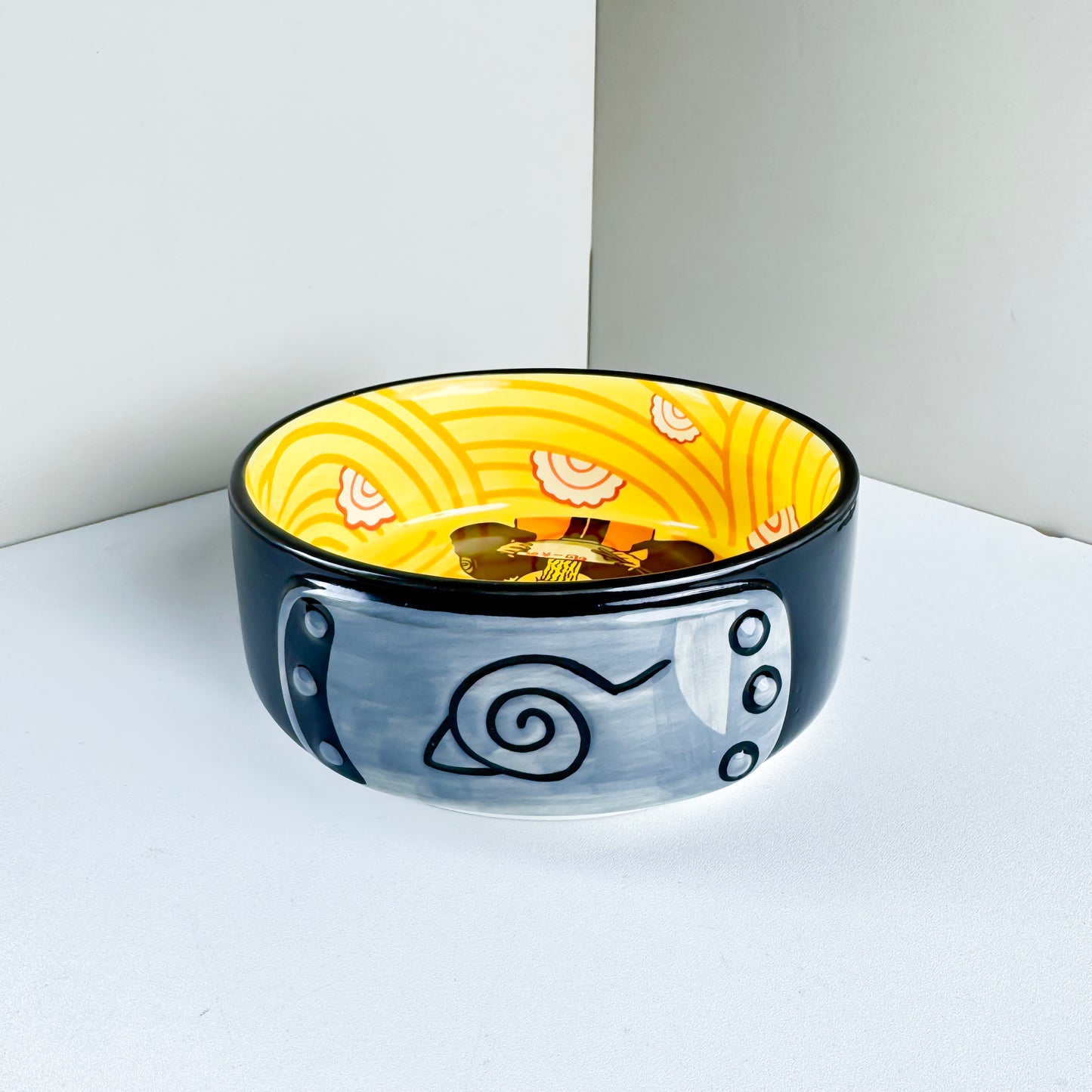 【Pre-sale】Naruto Ramen Ceramic Bowl Mug Ichiraku Ramen Noodle Soup Bowl Anime Gift