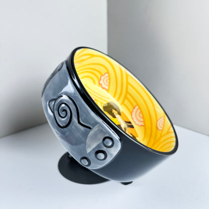 【Pre-sale】Naruto Ramen Ceramic Bowl Mug Ichiraku Ramen Noodle Soup Bowl Anime Gift