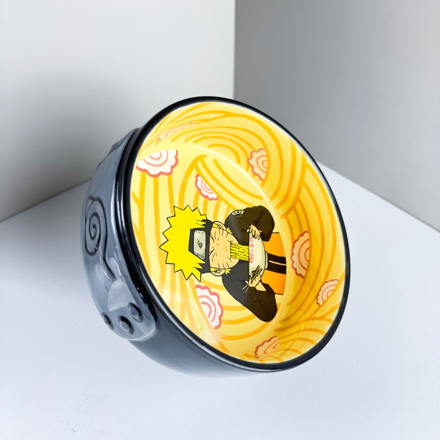 【Pre-sale】Naruto Ramen Ceramic Bowl Mug Ichiraku Ramen Noodle Soup Bowl Anime Gift