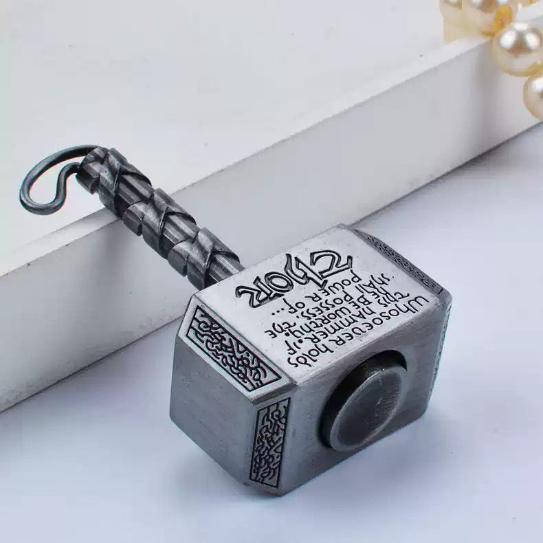 Thor’s Hammer EDC Metal Fidget Spinner Fingertip Stress Relief Desk Ornament