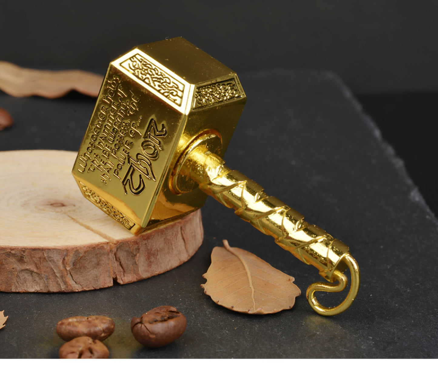 Thor’s Hammer EDC Metal Fidget Spinner Fingertip Stress Relief Desk Ornament
