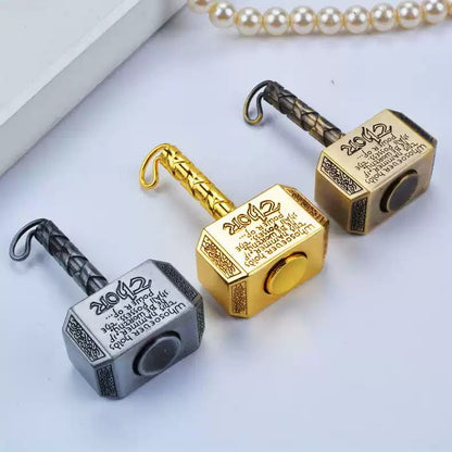 Thor’s Hammer EDC Metal Fidget Spinner Fingertip Stress Relief Desk Ornament