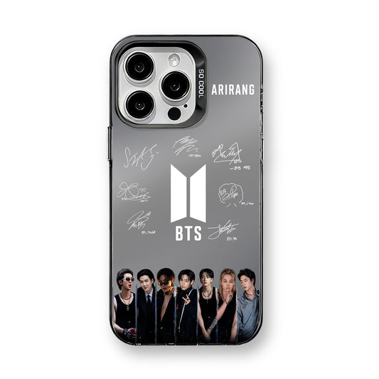 BTS ARIRANG Black Mirror Phone Case Glossy TPU Fan Merch -A