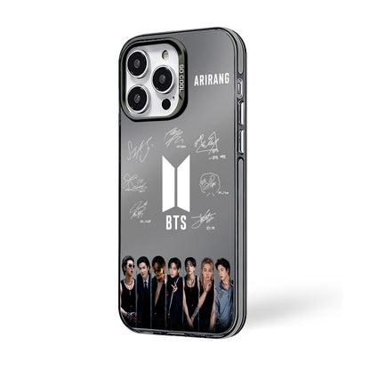 BTS ARIRANG Black Mirror Phone Case Glossy TPU Fan Merch -A