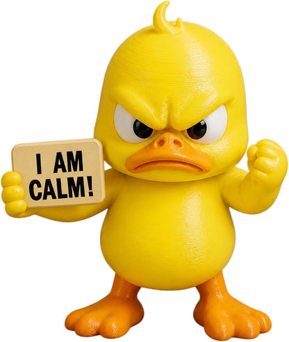 ANIDOO Angry Duck Statue - I Am Calm!
