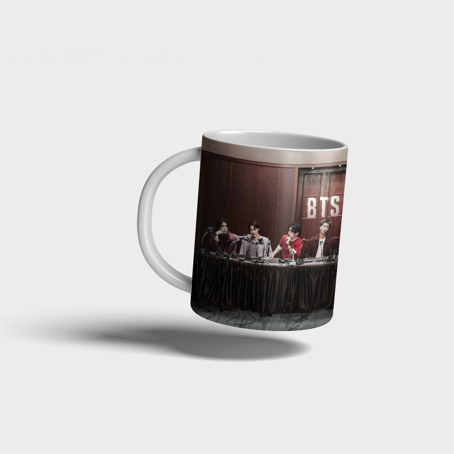 Anidoo BTS / ARIRANG Limited Edition Design Coffee Cup Ceramic Mug Fan Merchandise to Support Your Favorite Group Members-A