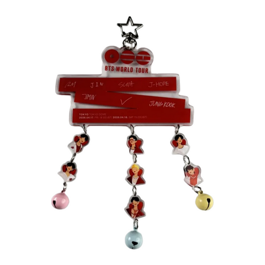 BTS ARIRANG World Tour Acrylic Wind Chime Keychain Fan Merch