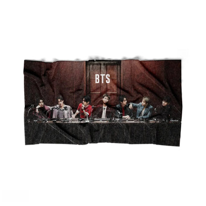 BTS ARIRANG Double sided printed towel Soft Absorbent Fan Merch -B