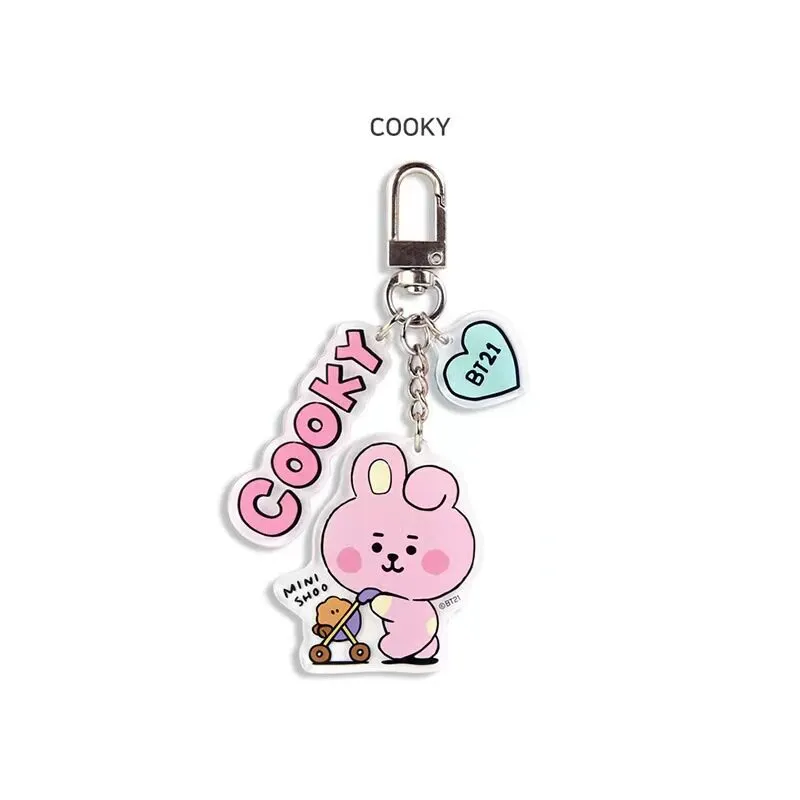 BTS Acrylic Keychain of all members Fan Merchandise Collectible BT21