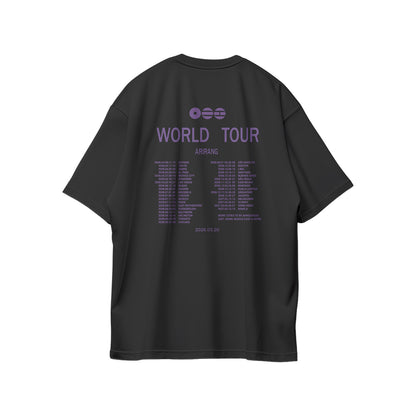 Anidoo BTS Printed Cotton Crewneck T Shirt Spring Summer Fashion Tee For Fans