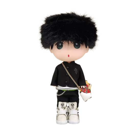 G-DRAGON Coachella Black Outfit Style Doll Keychain 5.12inch 2 styles
