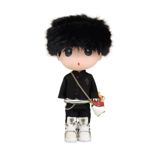 G-DRAGON Coachella Black Outfit Style Doll Keychain 5.12inch 2 styles