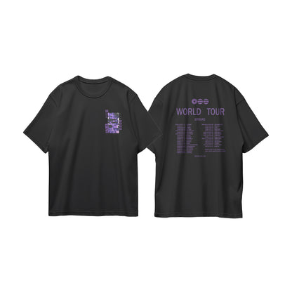 Anidoo BTS Printed Cotton Crewneck T Shirt Spring Summer Fashion Tee For Fans