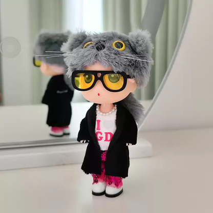 G-DRAGON Cat Doll Figurine Pendant Keychain 5.12inch 2 styles