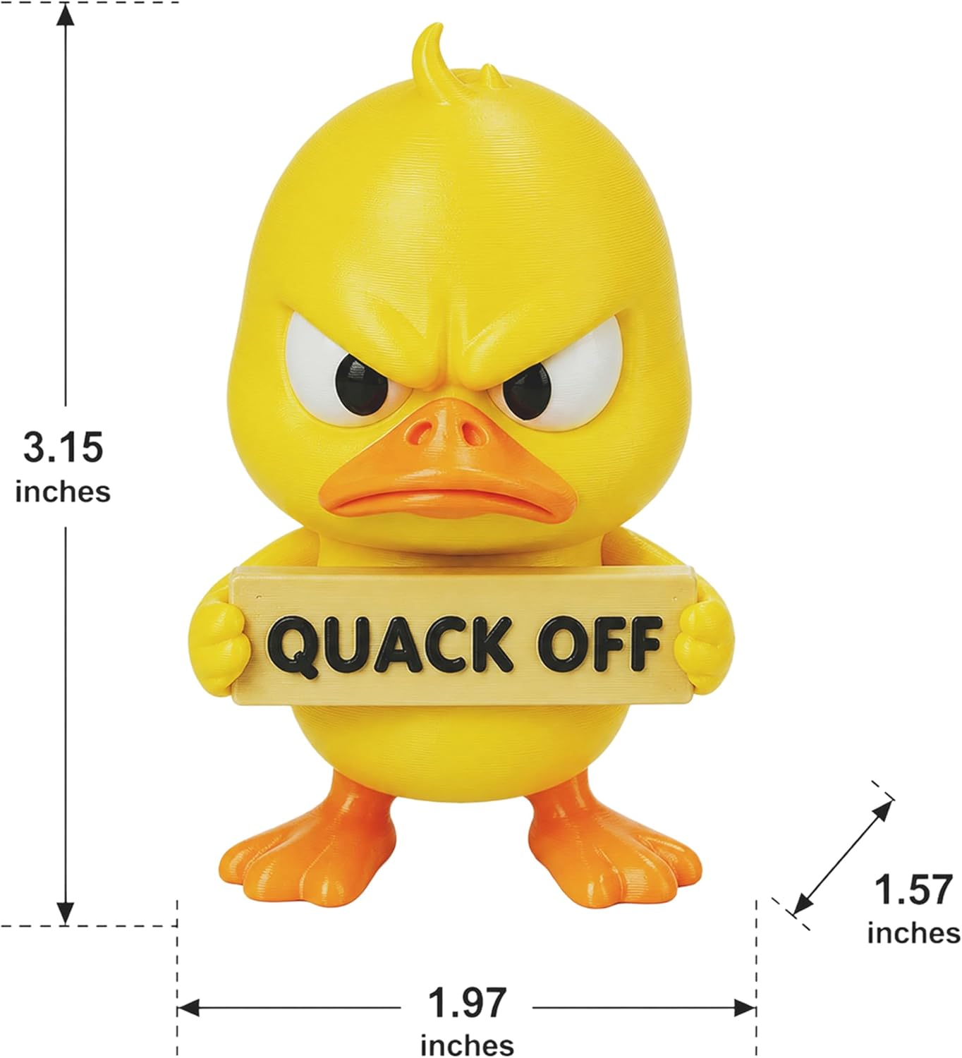 ANIDOO Angry Duck Figurine - Collection