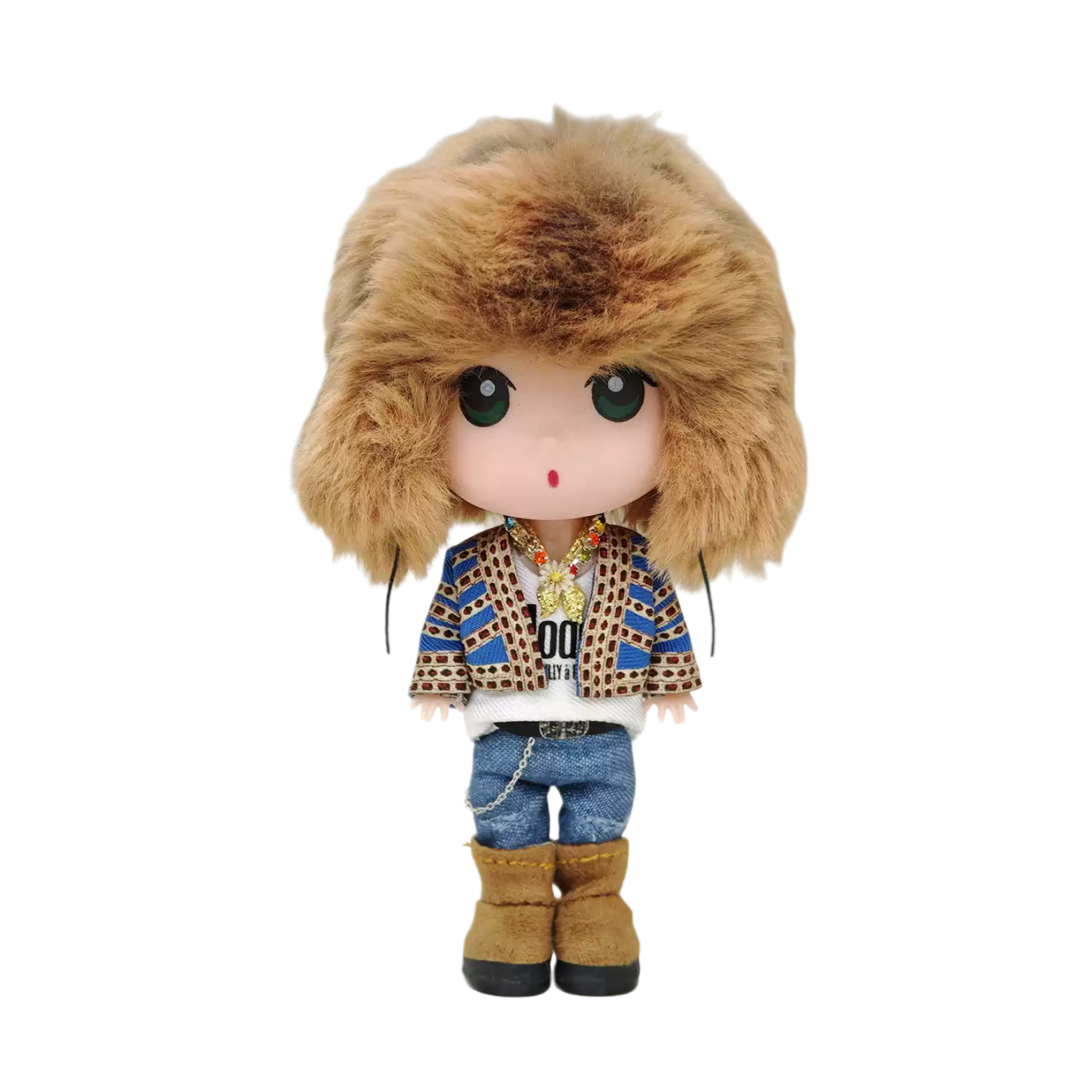 G-DRAGON Coachella Style Doll Keychain Fan Merch 5.12inch 2 styles
